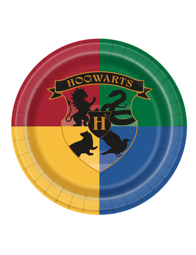 8 talířů Harry Potter™ Koleje 23 cm