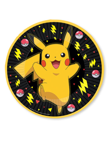 8 talířů Pokémon Pikachu 23 cm