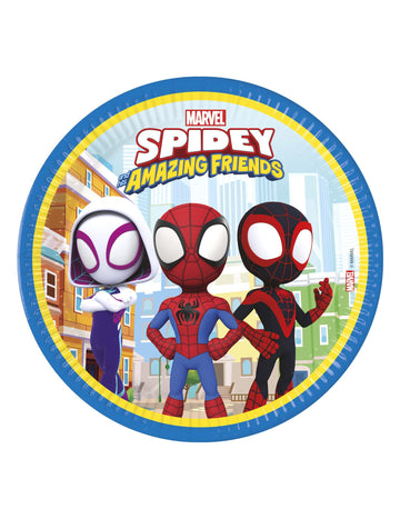8 talířů Spidey a jeho přátelé 23 cm