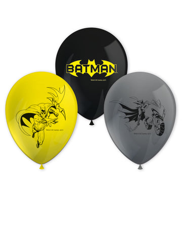 8 latexových balónků Batman 26 cm