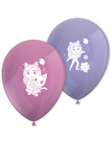 8 Ballons latex Gabby et la maison magique™
