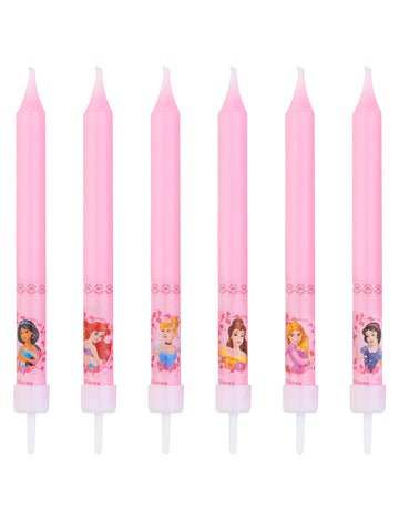 8 narozeninových svíček Disney princezen