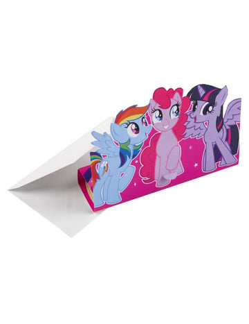 8 My Little Pony Einladungskarten