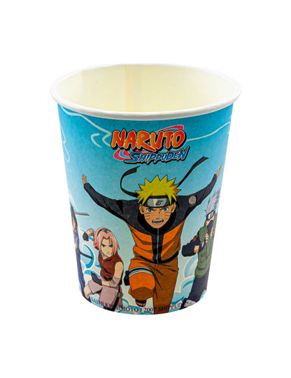8 Pappbecher Naruto Shippuden™ 250 ml