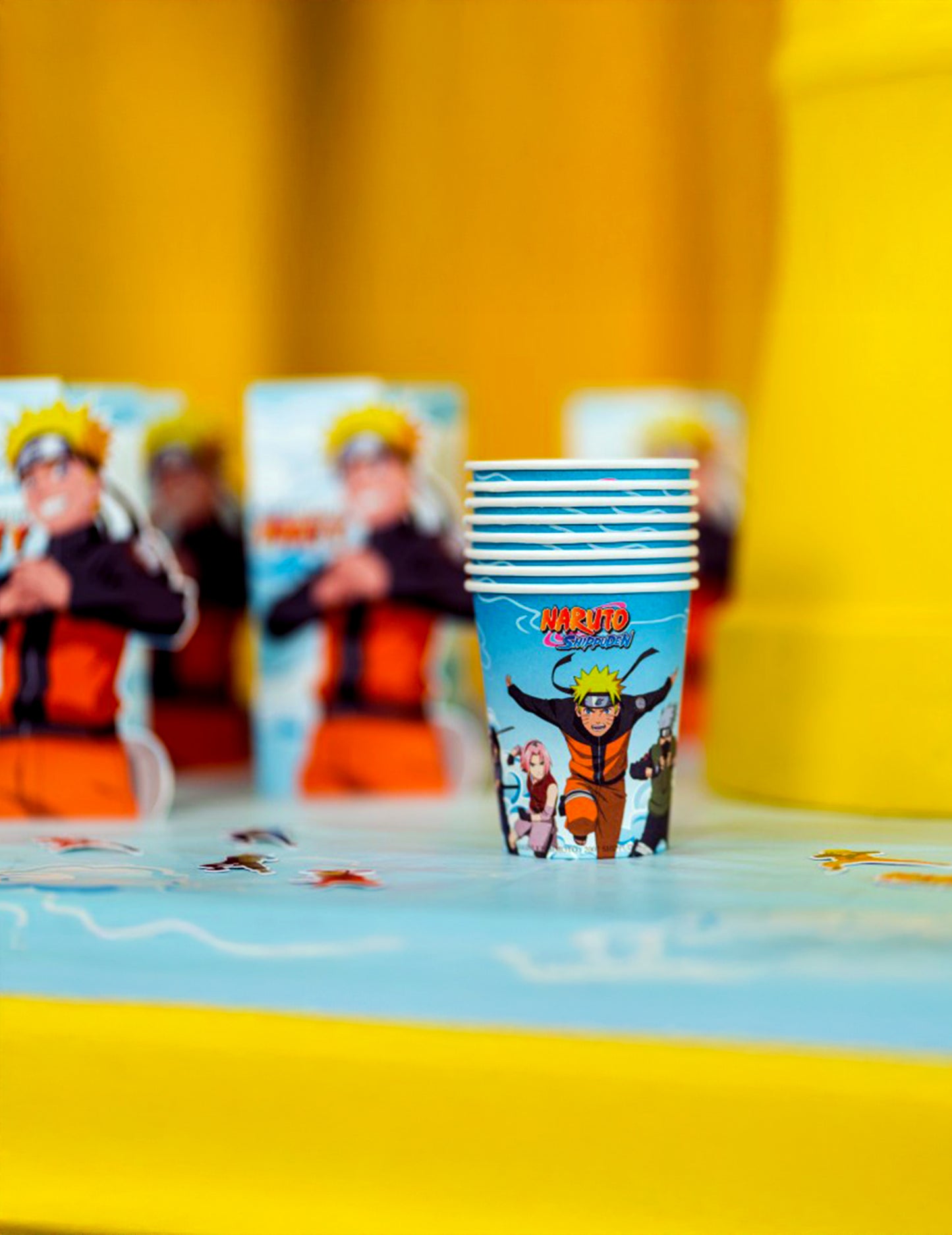 8 Pappbecher Naruto Shippuden™ 250 ml