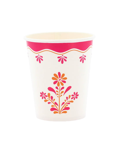 8 Pappbecher Pink Limonade 255 ml