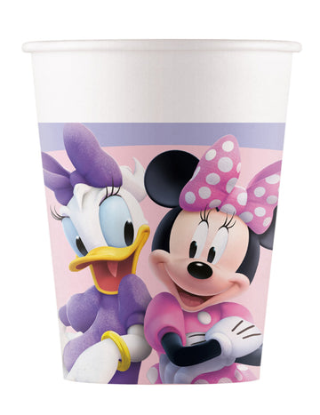 8 kartonových kelímků Minnie Junior o objemu 200 ml