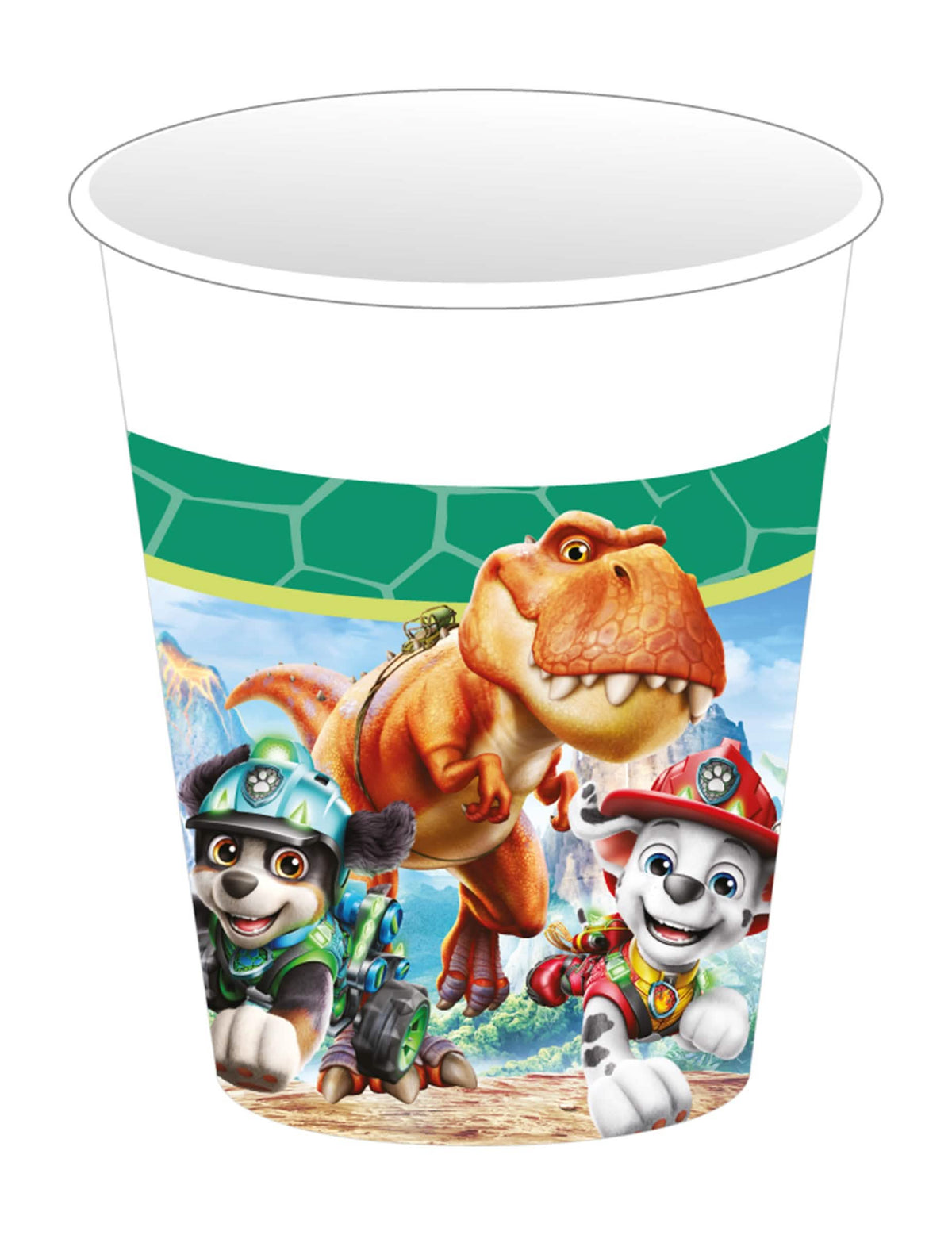 8 papírových kelímků Tlapková patrola™ Dino movie 200 ml