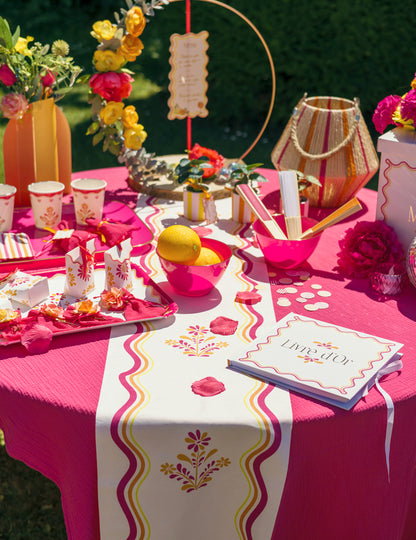 8 Pappbecher Pink Limonade 255 ml