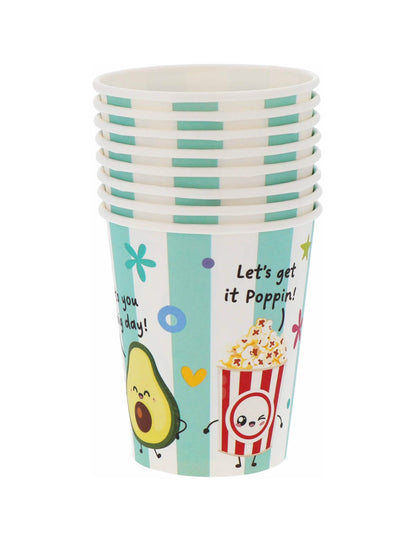 8 kelímků Kawaï Party 250 ml