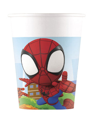 8 kelímků Spidey a přátelé 200ml