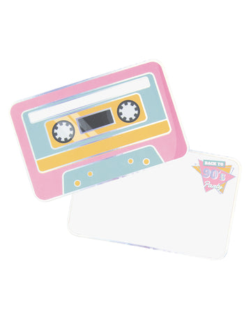 8 pozvánek na kazety z 90. let