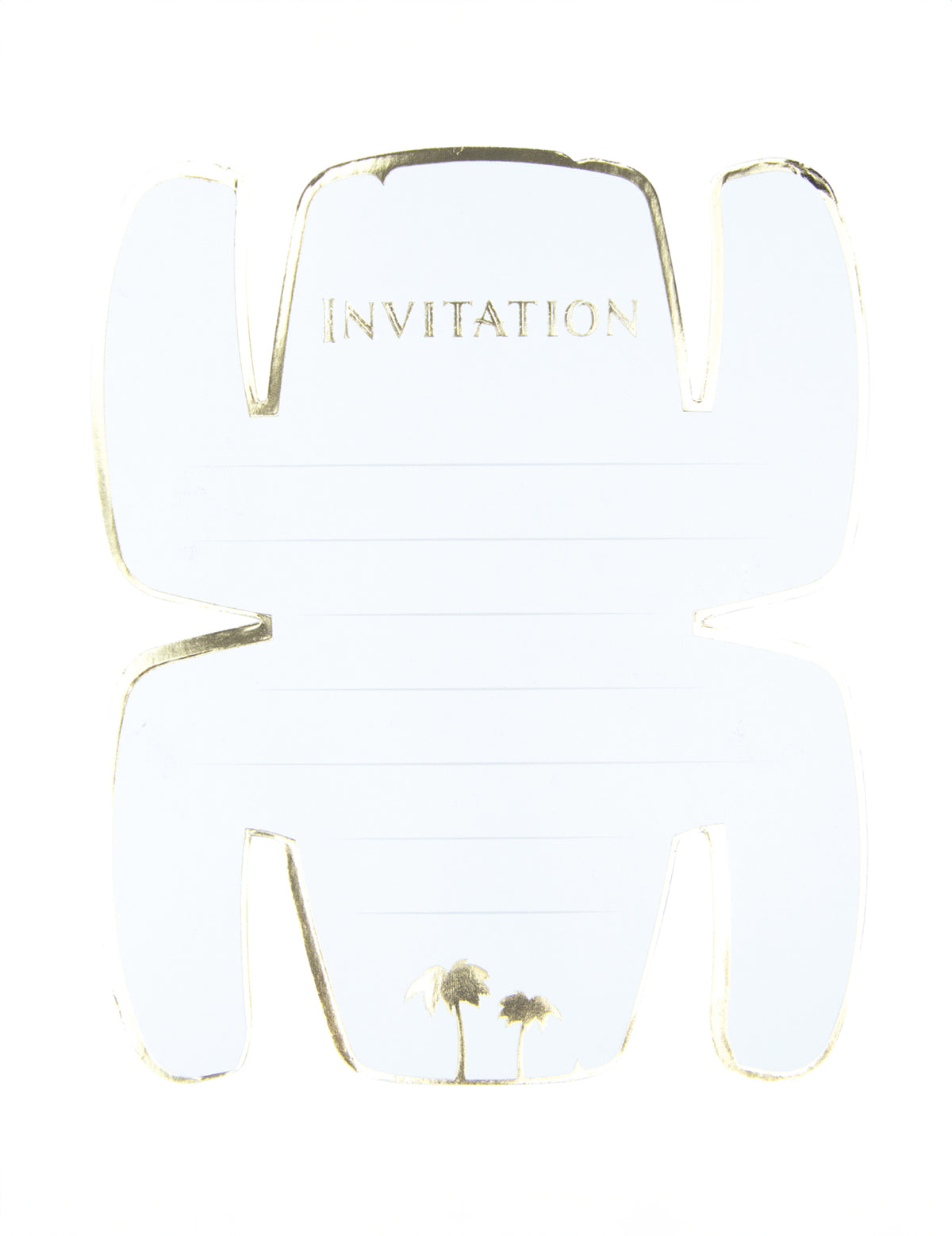 Détail de la zone d'écriture des invitations totem aventurier
