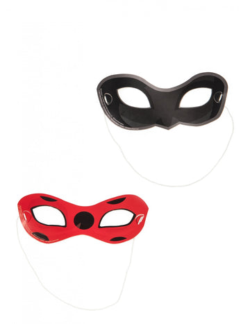 8 kartonových masek berušky