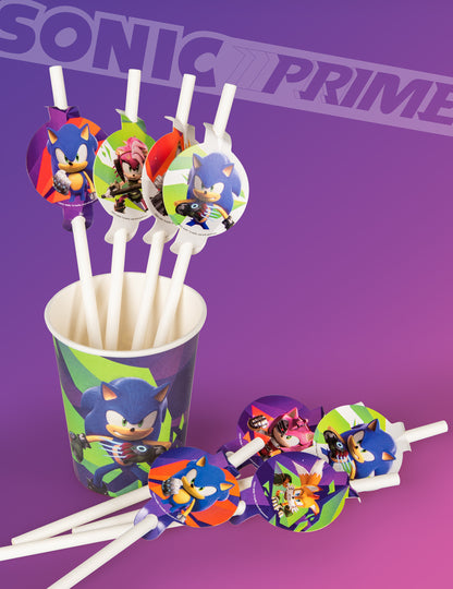 Mise en situation des pailles Sonic Prime