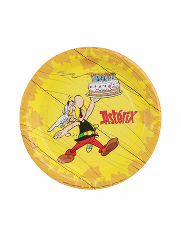 8 malých Asterixových 18 kartonových talířů cm
