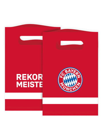 8 dárkových tašek FC Bayern Mnichov 15 x 23 cm