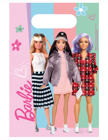 8 dárkových sáčků Barbie Sweet Life™ 30 x 18 cm