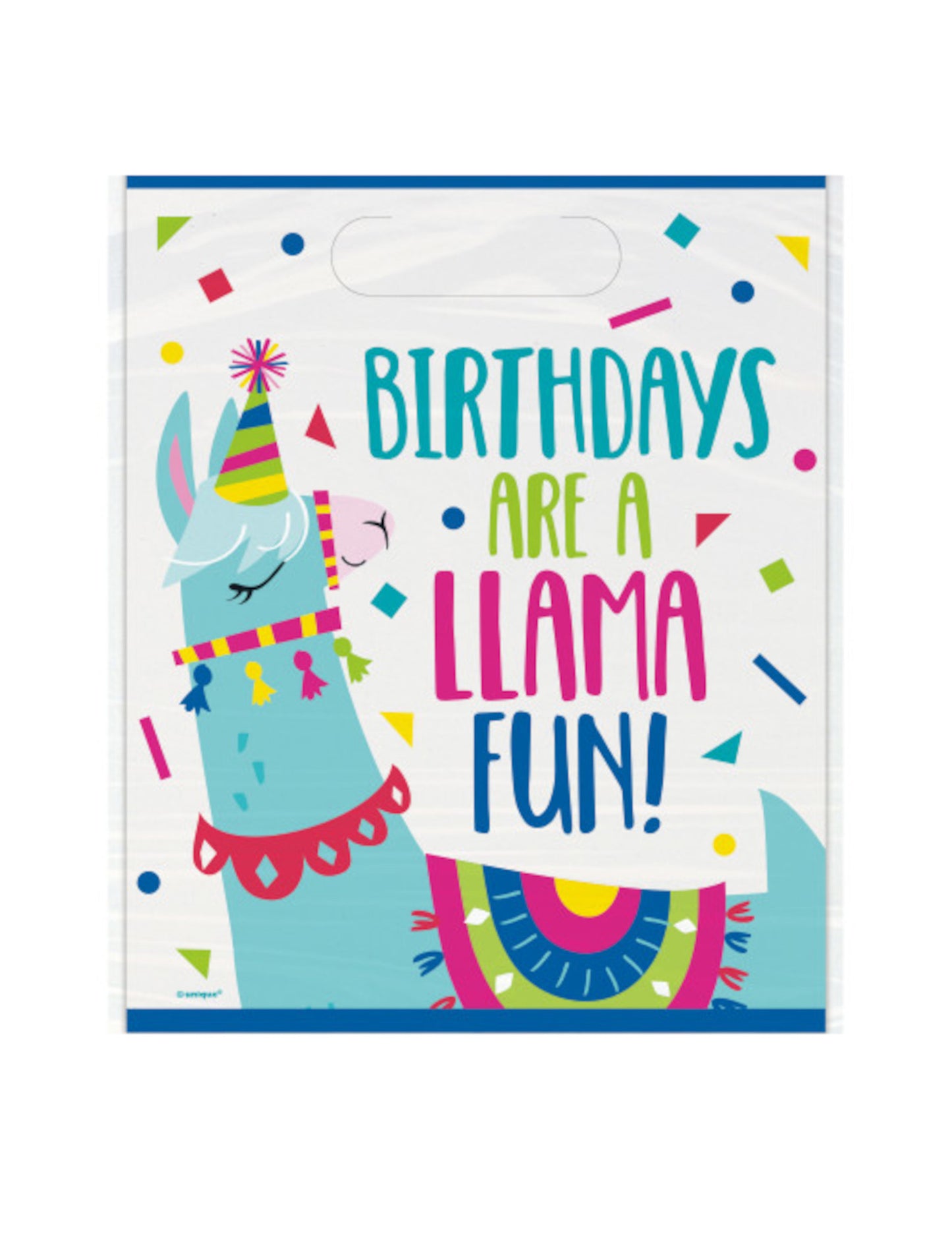 8 dárkových tašek lama k narozeninám dětí