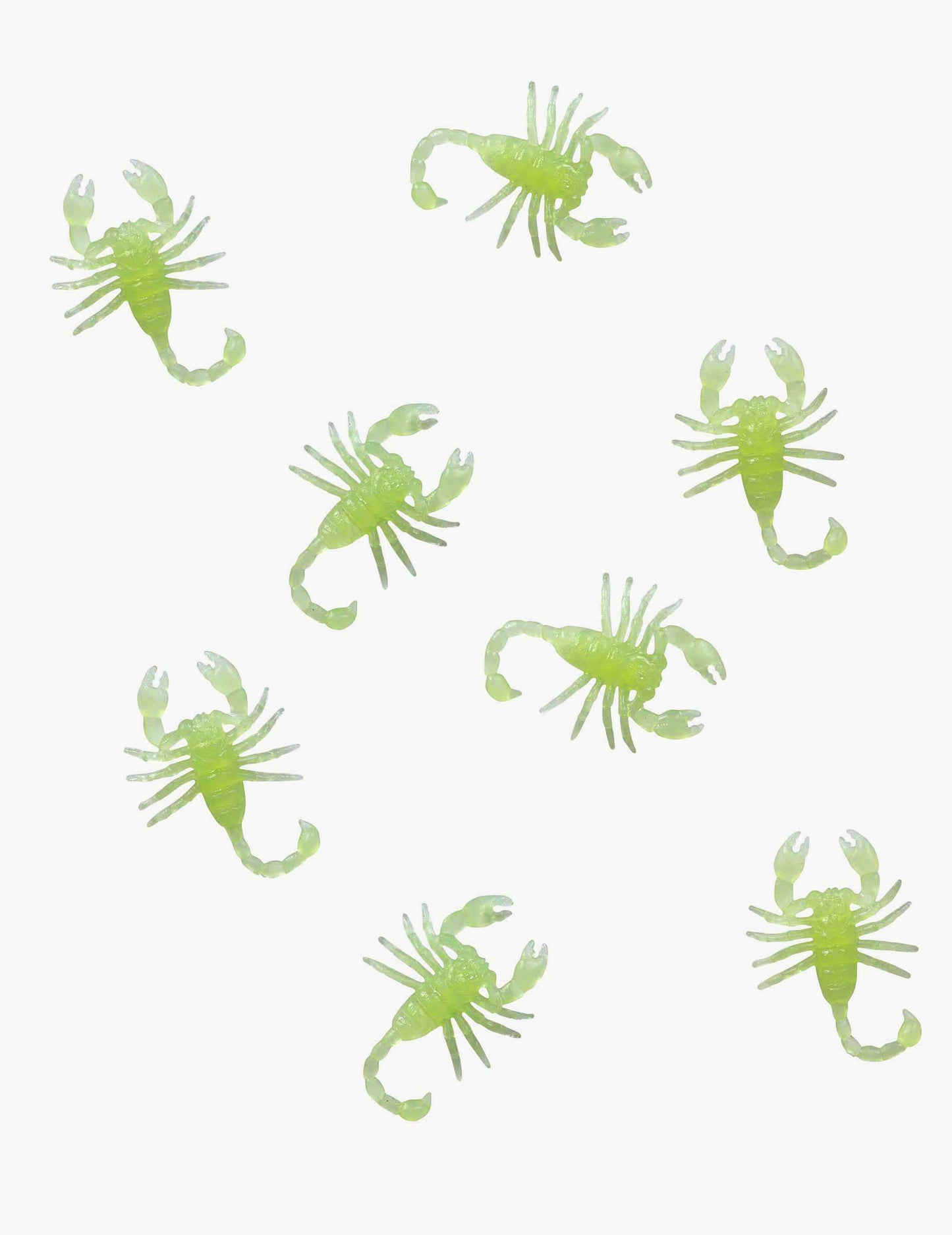 8 fosforeskujících štírů 5 cm