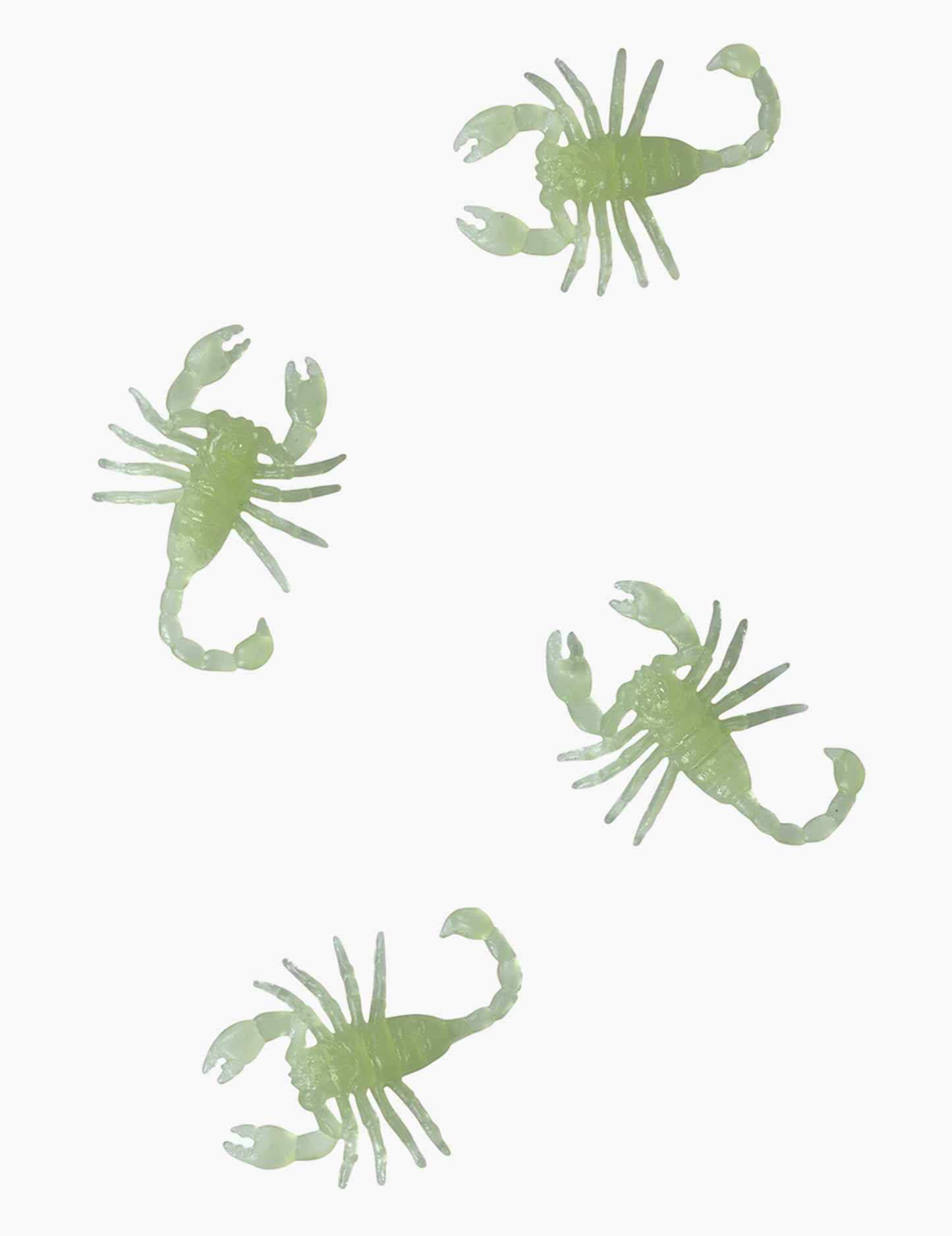 8 fosforeskujících štírů 5 cm