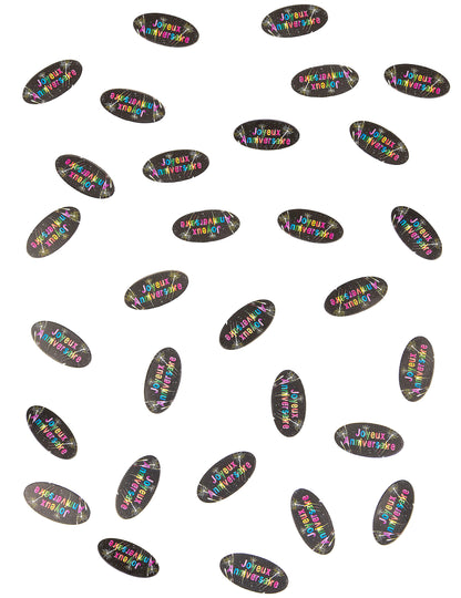 80 narozeninových ohňostrojů Papírové konfety na stůl 4 x 2 cm