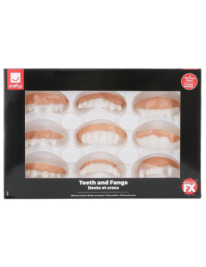 9 strašidelných halloweenských zubních protéz