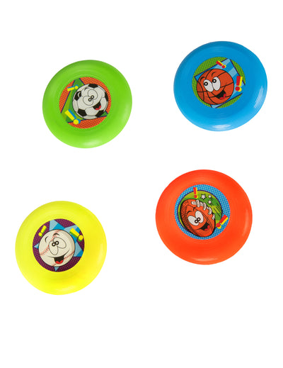 Příslušenství k piñate 4 vícebarevné frisbee 9 cm
