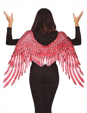 Dospělá červená andělská křídla