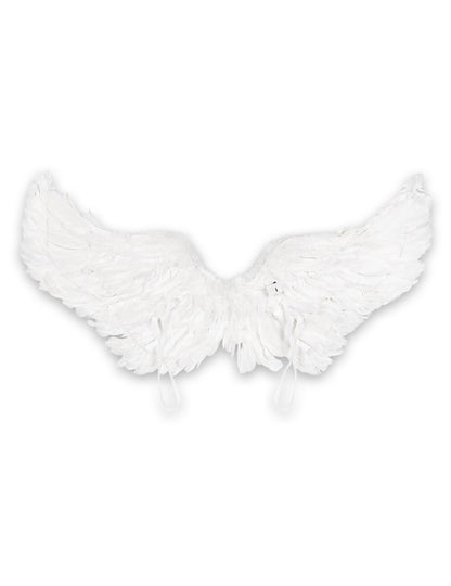 Svietiace biele anjelské krídla