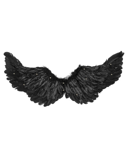 Svítící černá andělská křídla 