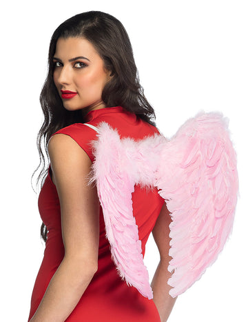 Růžová andělská křídla 60 x 40 cm