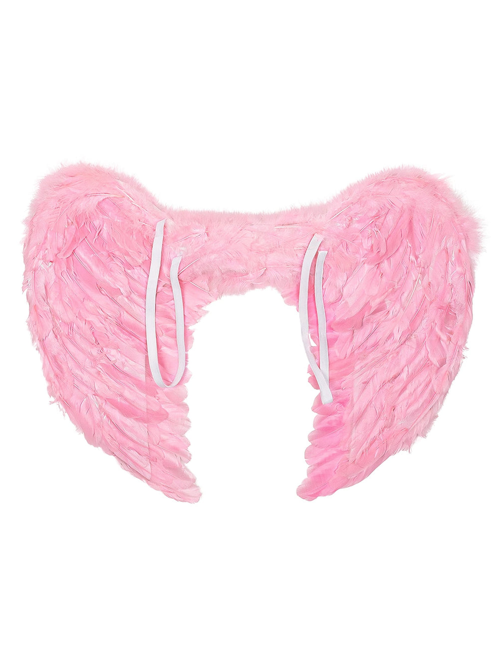 Détail du système d'attache des ailes d'ange pour femme roses