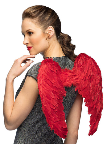 Červená andělská křídla 60 x 40 cm