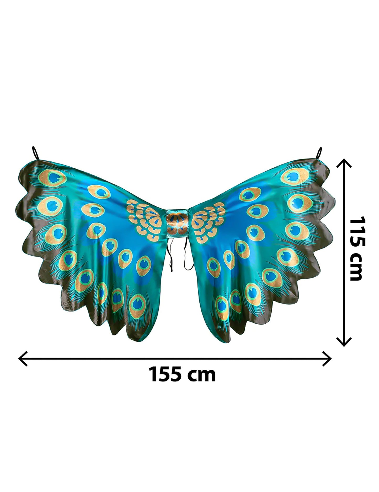 Paví křídla 155 cm pro dospělé