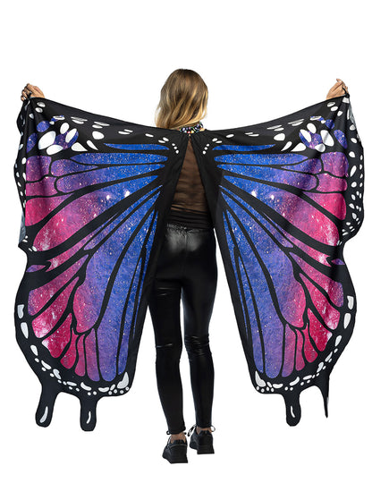 Vue de dos des ailes de papillon galaxie pour adulte