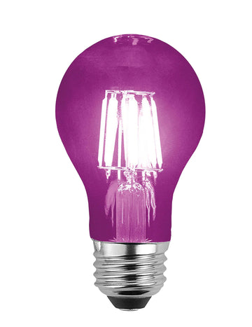 Fialová LED žárovka 5W E27