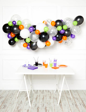70 Halloweenských balónků Oblouk 4m