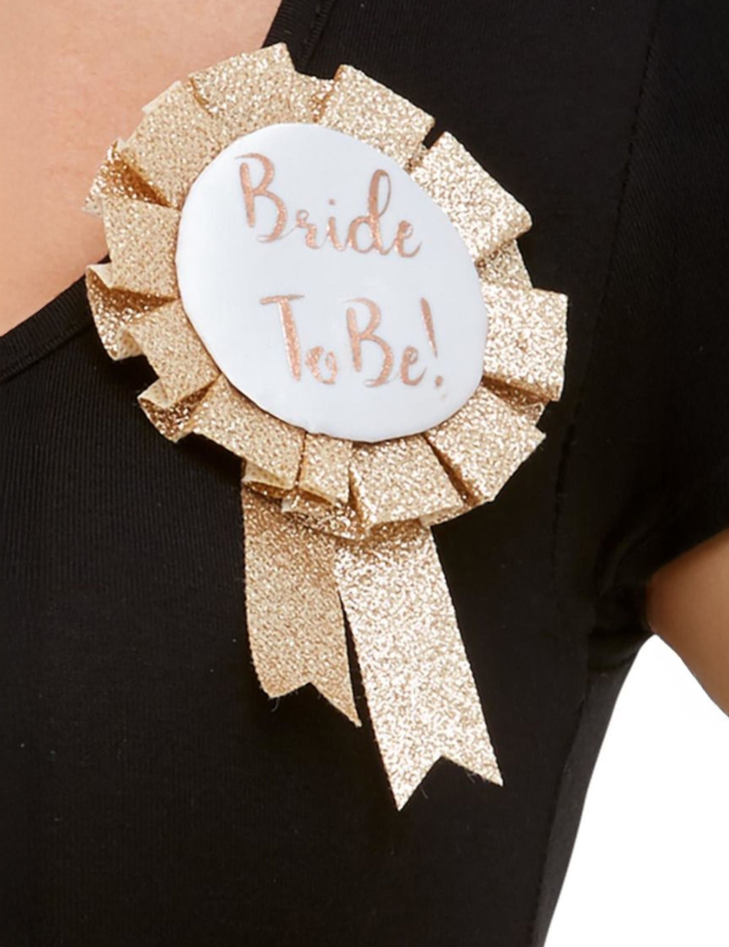 Bride to Be Abzeichen JGA gold