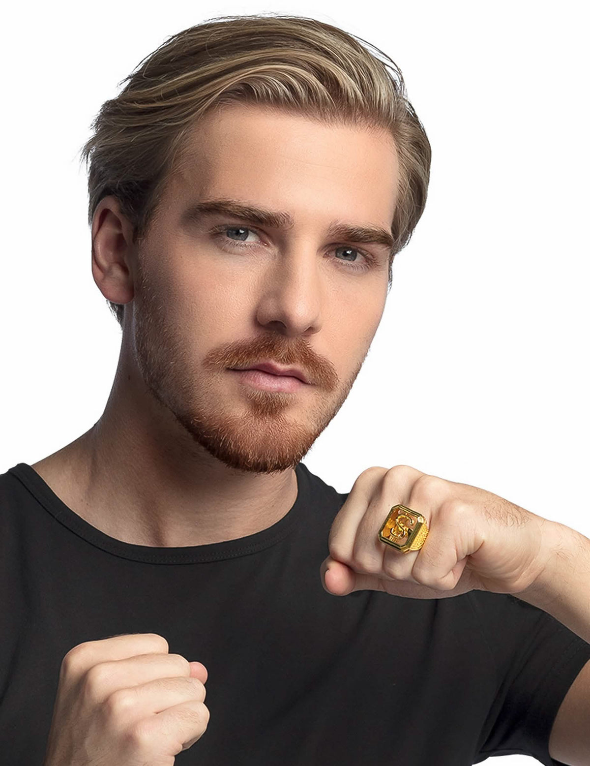 Zlatý prsten dolarů pro muž