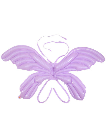 Fóliový balónek obří lila víla s křídly 122 x 89 cm