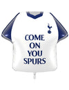 Ballon aluminium blanc en forme de maillot Tottenham Hotspur Football Club 52 x 51 cm