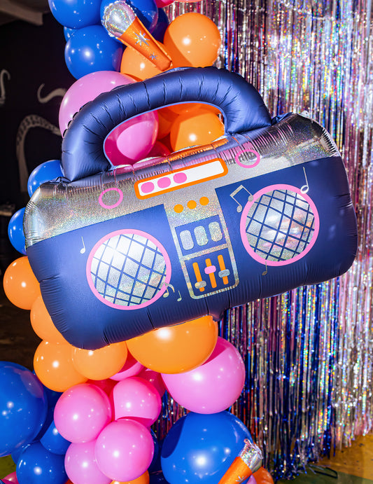 Fóliový balónek Boombox 98x70,5 cm