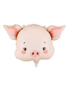 Ballon aluminium Cochon rose pastel