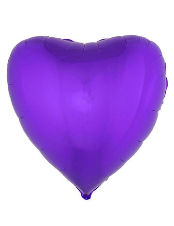 Fóliový balónek s fialovým srdcem 45 cm