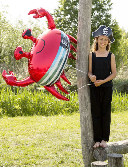 Hliníkový balon krab 93 × 75 cm