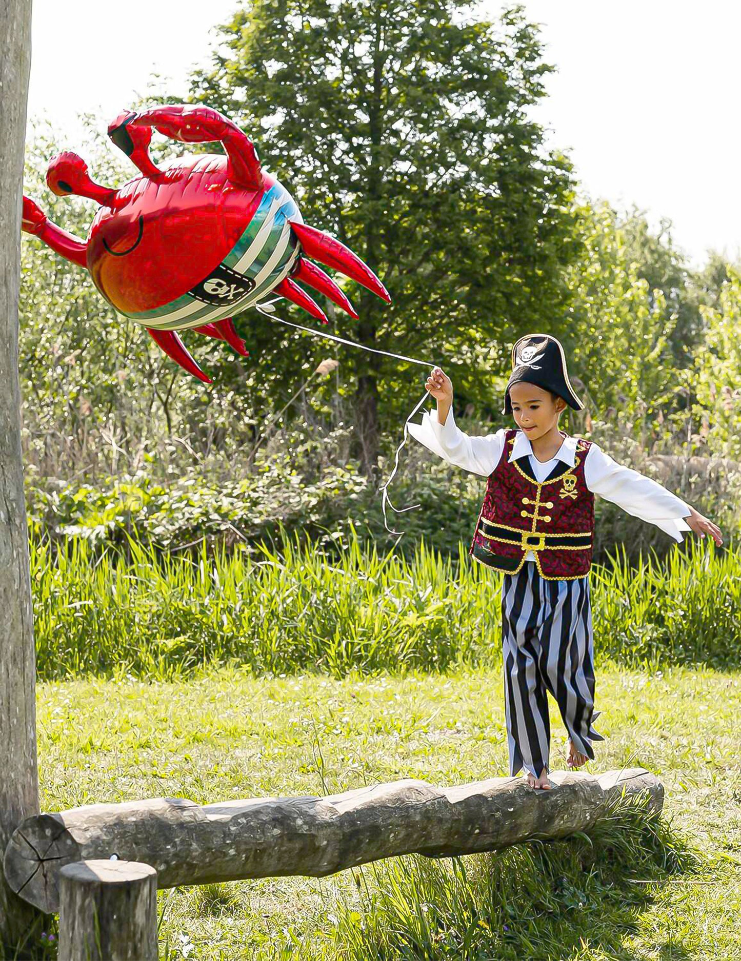 Hliníkový balon krab 93 × 75 cm