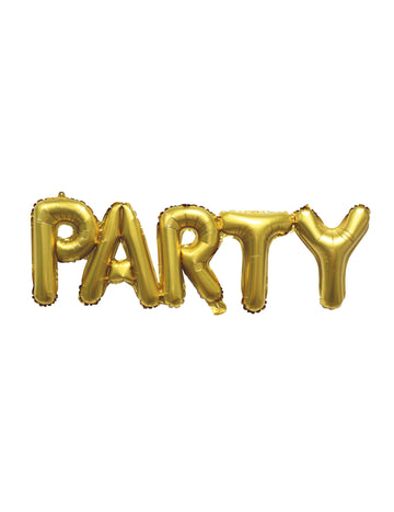 Ballon aluminium doré party 1 m pour anniversaire