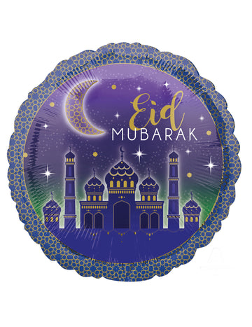 Fóliový balónek Eid Mubarak 43 cm