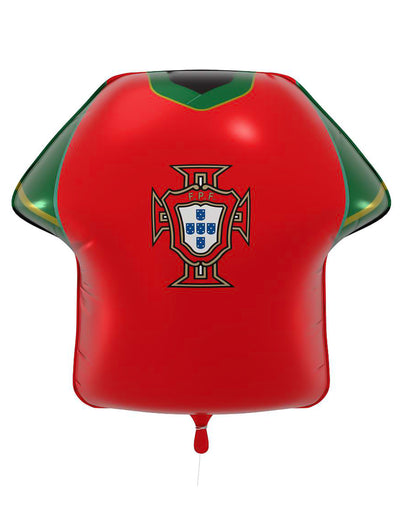 Fóliový balon ve tvaru dresu Portugalské fotbalové federace